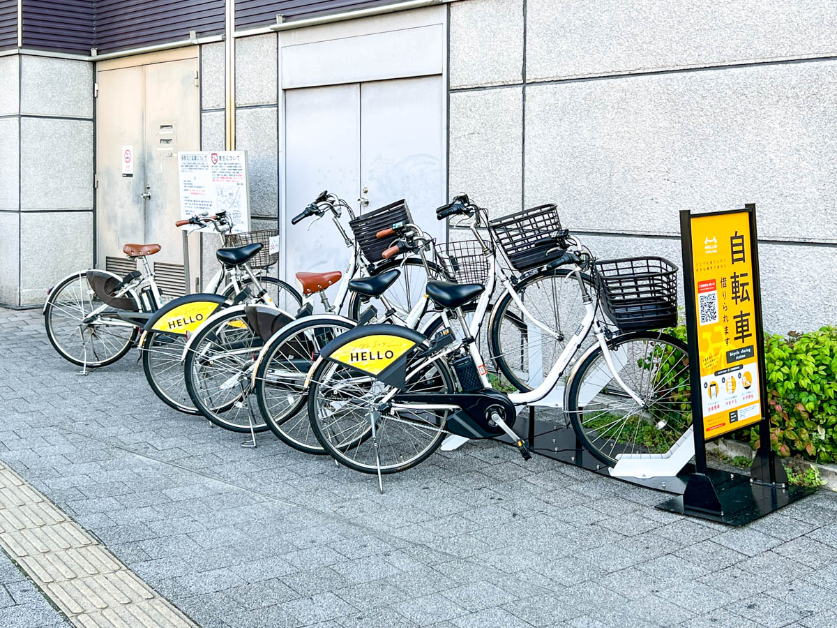 寝屋川市駅西口に「HELLO CYCLING」ってシェアサイクルステーションが