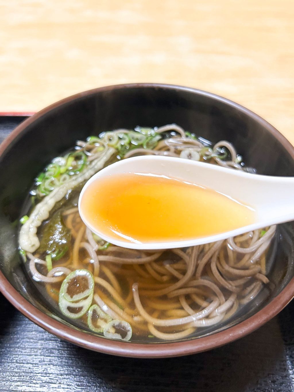 スープをひとすくい