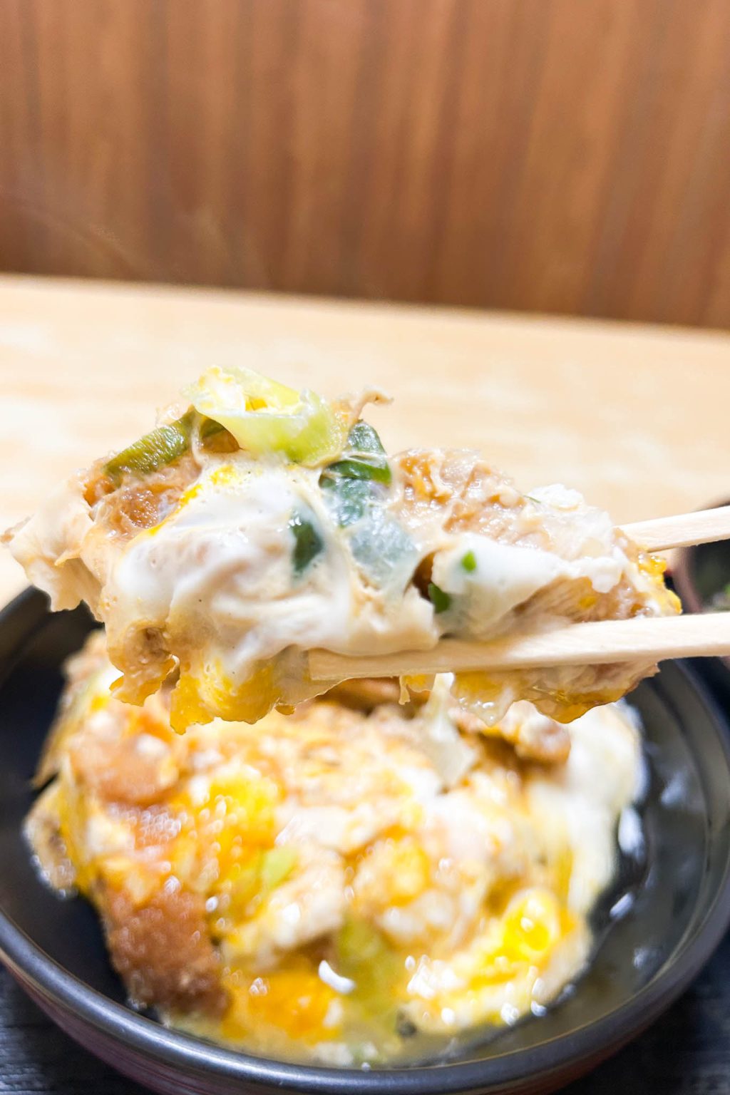 卵の絡んだカツ