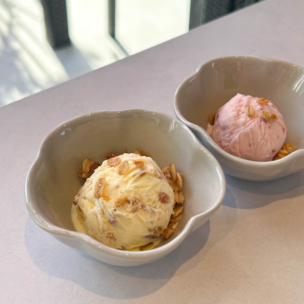 キンカンとイチゴのアイス