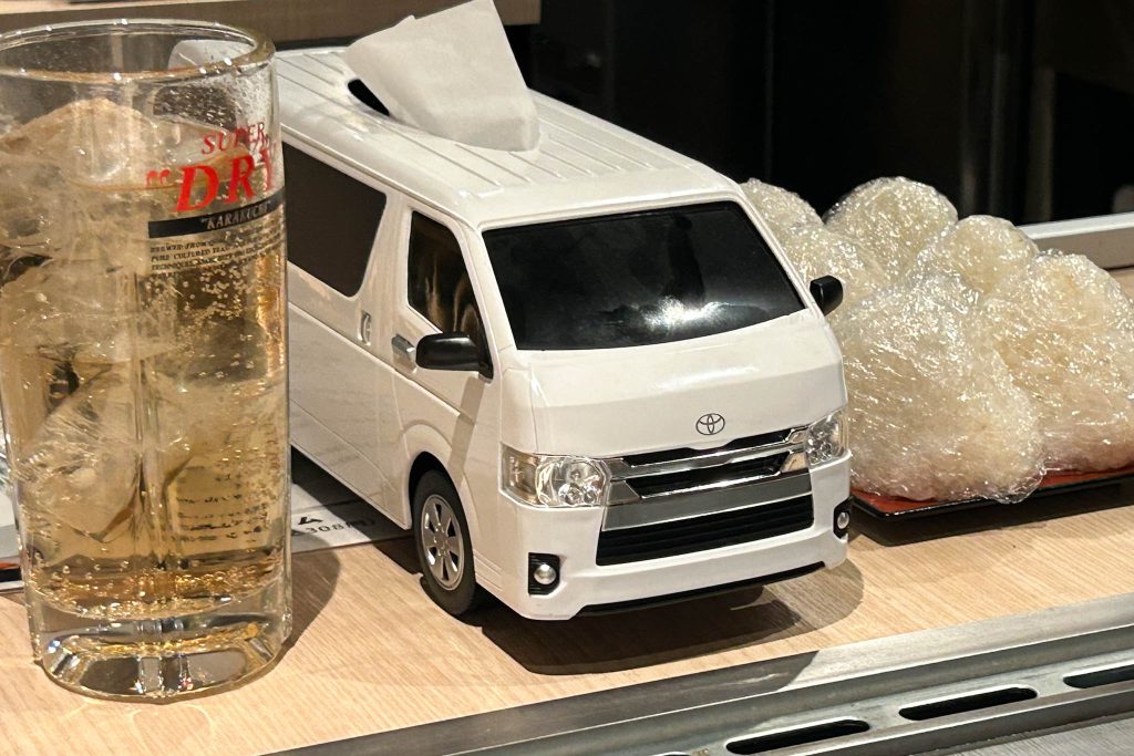 車のティシュケース