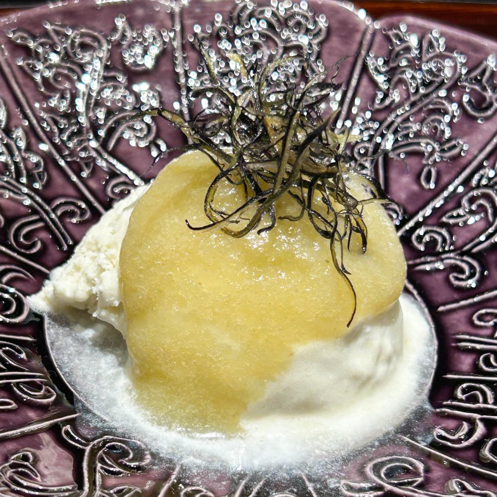 水ナスのアイス拡大