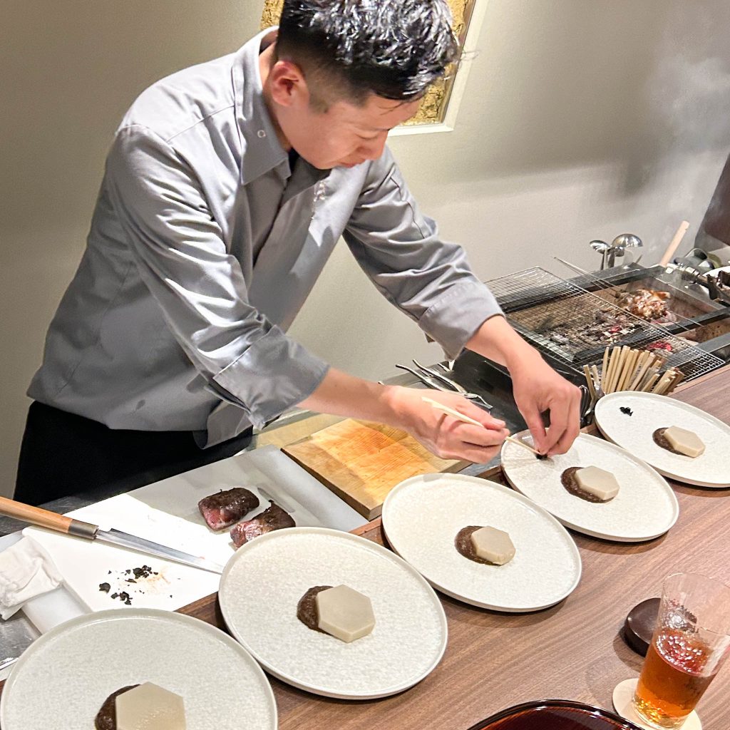 お皿にもりつけ