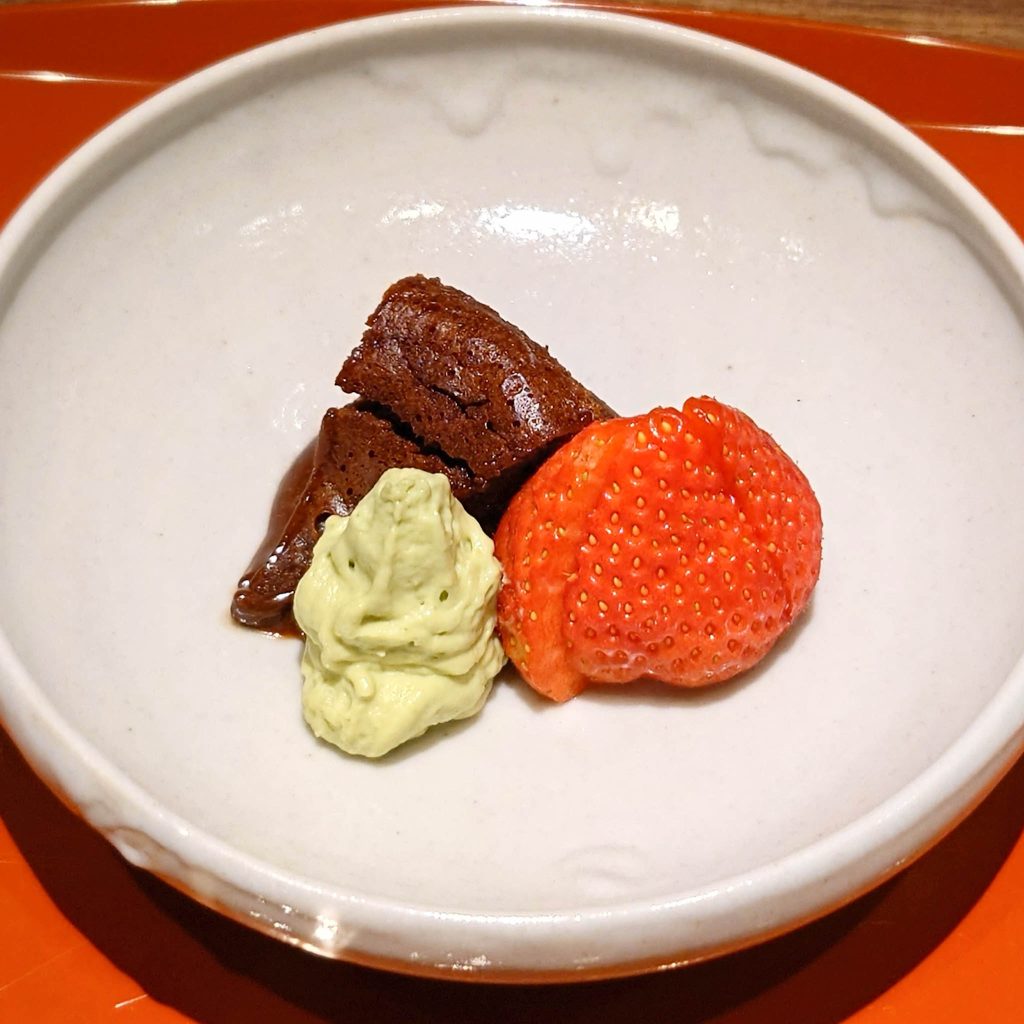 チョコレートのフォンダンショコラ