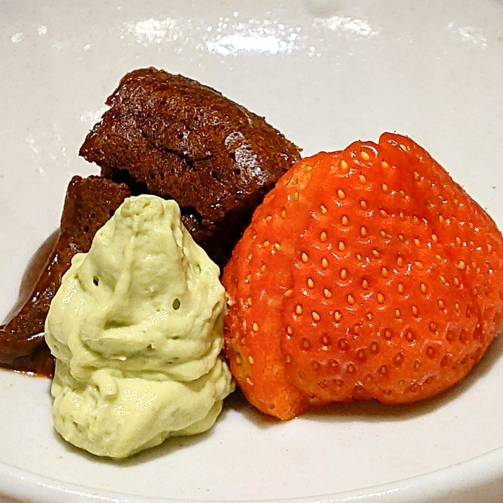 苺と抹茶ホイップ拡大