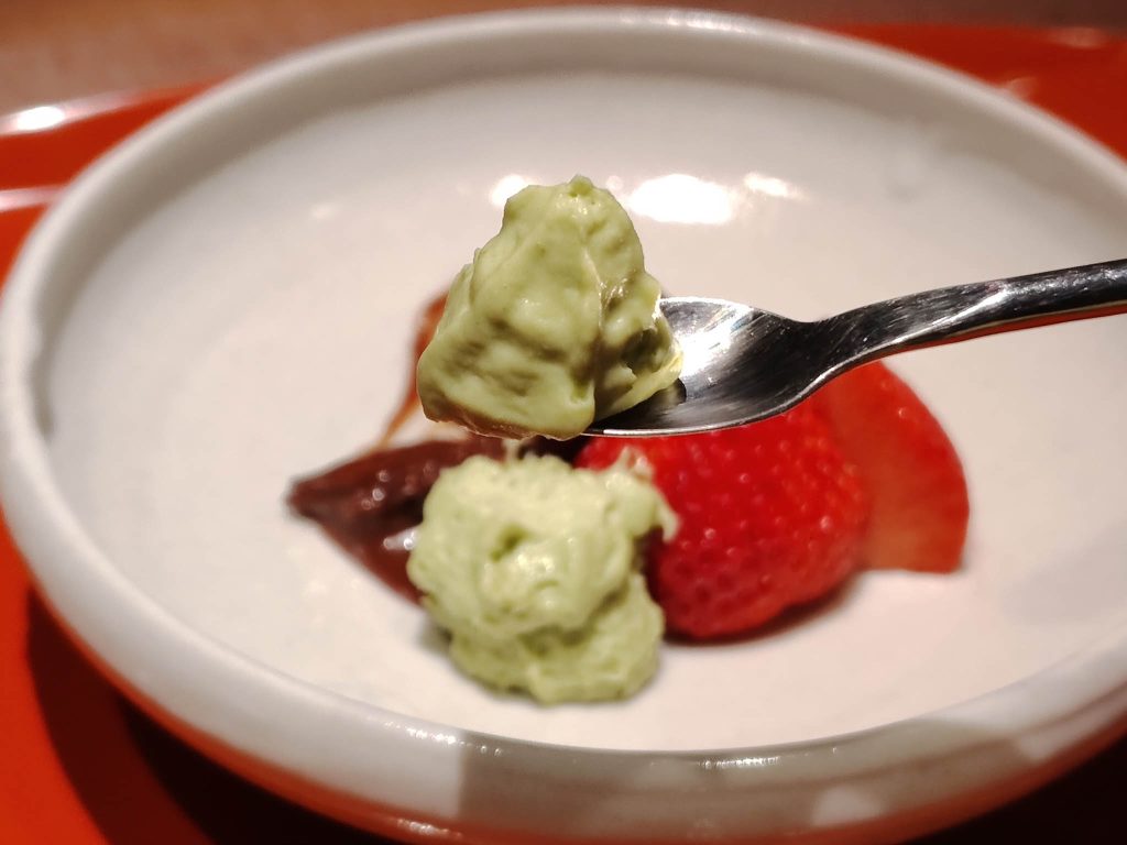 抹茶ホイップ箸上げ