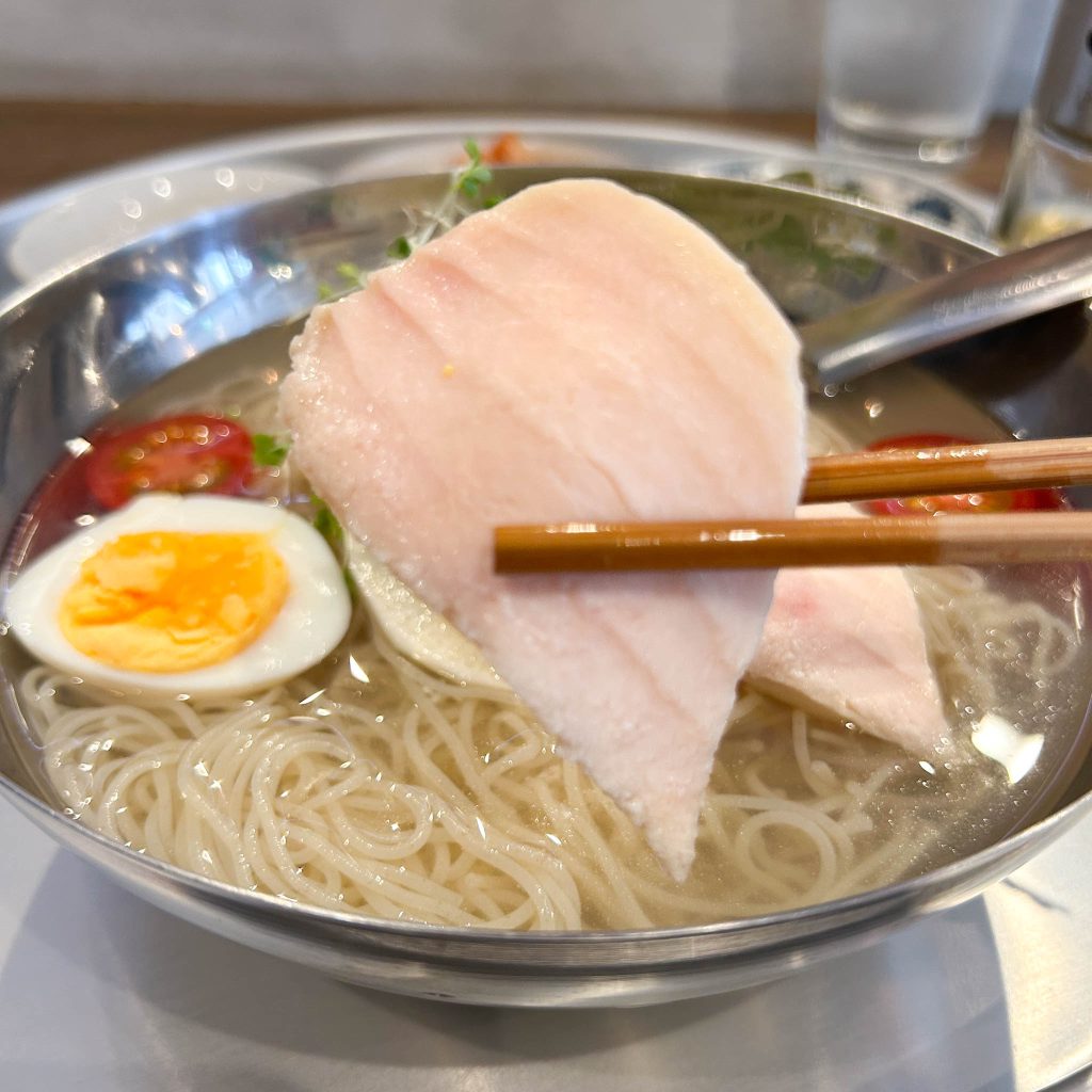 蒸し鶏の拡大