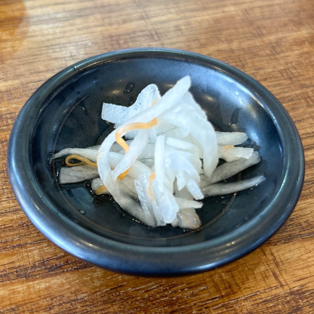 大根の漬物