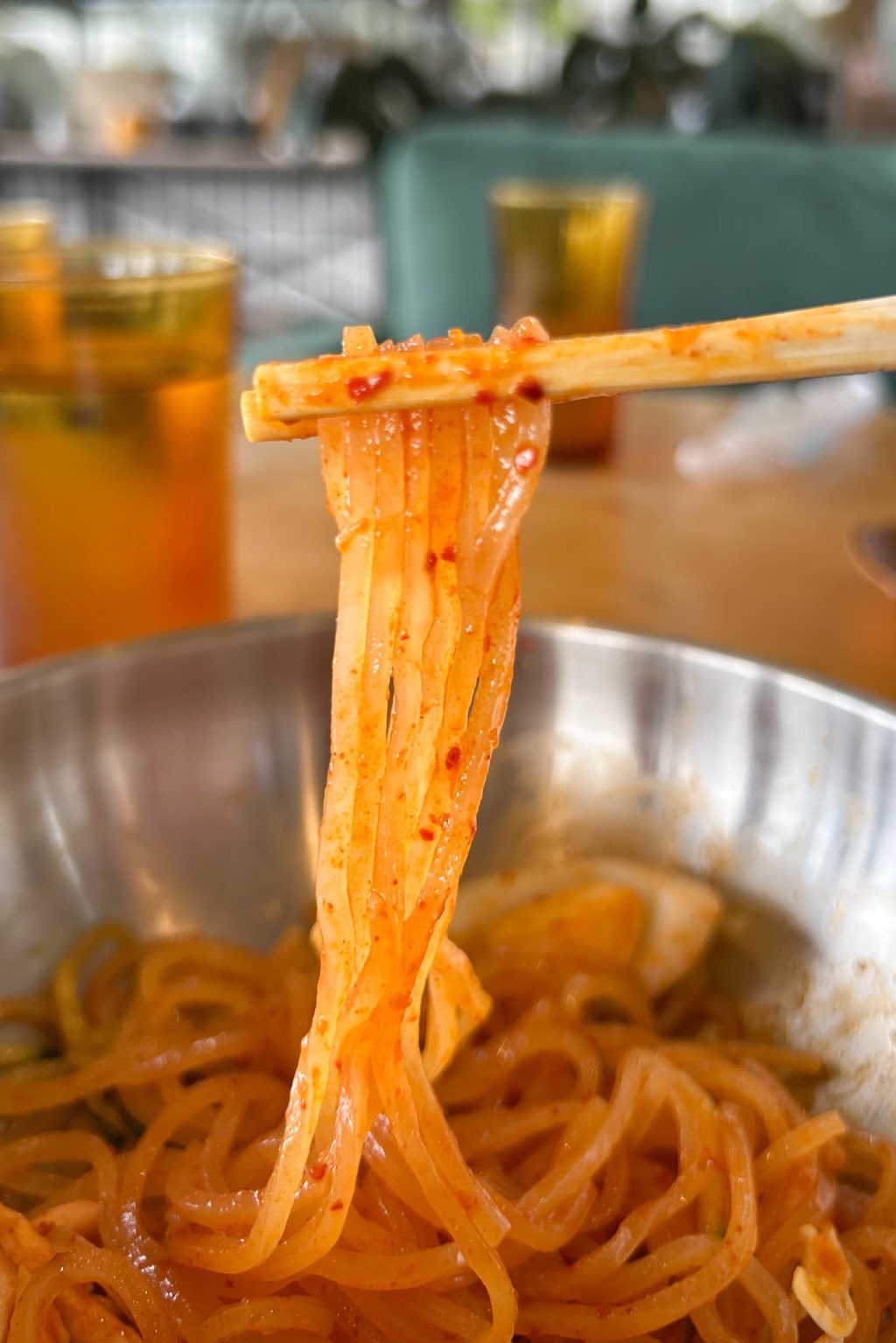 ビビン麺箸上げ