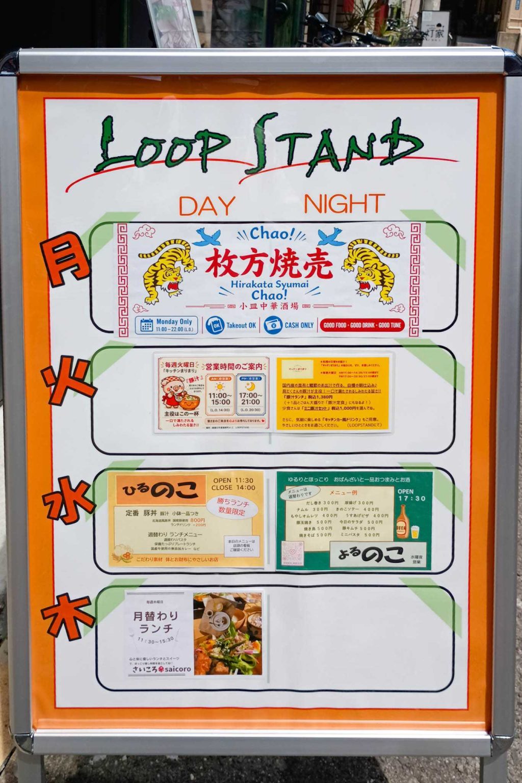 寝屋川市香里新町　LOOP STAND　さいころ Saicoro