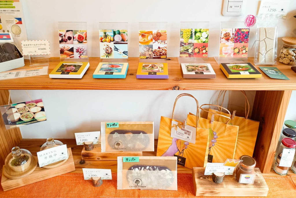 CHOCOFORESTの店内