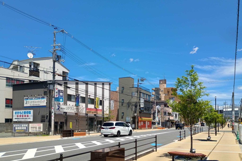 寝屋川市大利町 府道18号線 メタセコイア