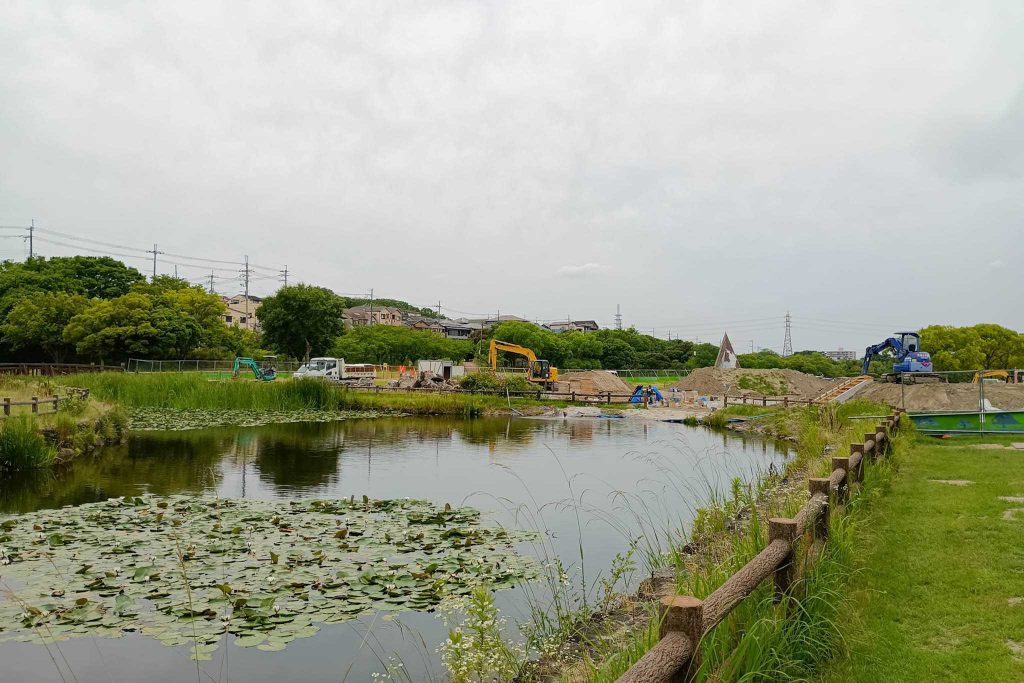 寝屋川市太秦桜が丘 打上川治水緑地