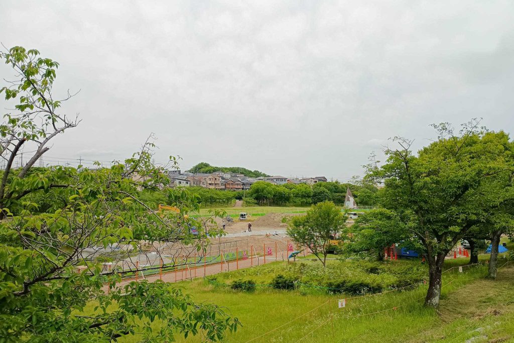 寝屋川市太秦桜が丘 打上川治水緑地