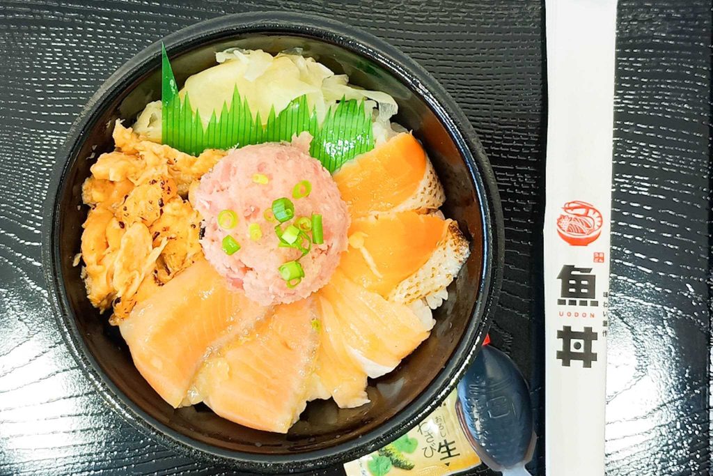 寝屋川市寿町 魚丼 香里園店 ひまわり丼