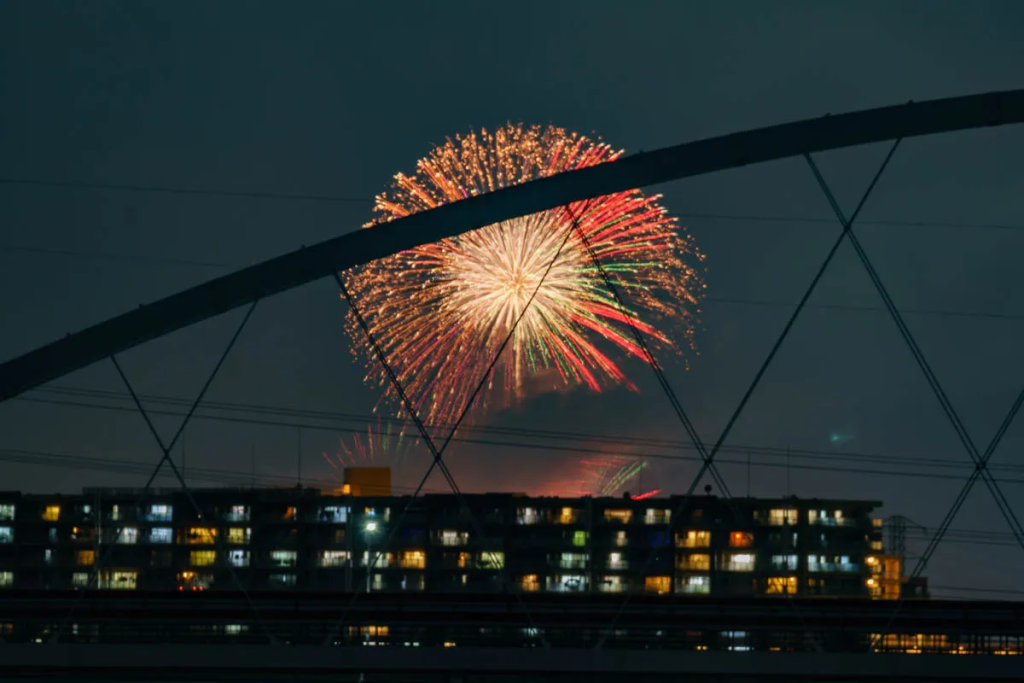 大阪市此花区舞洲 OSAKA BAY SKYLUMINA 花火