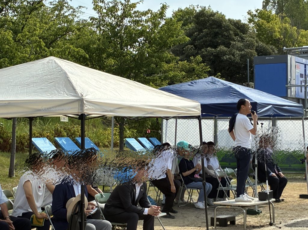 オープニングセレモニーでの寝屋川市長のお話
