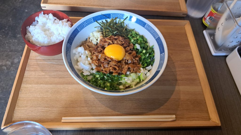 四條畷市中野本町 麺屋 二蝶 まぜそば