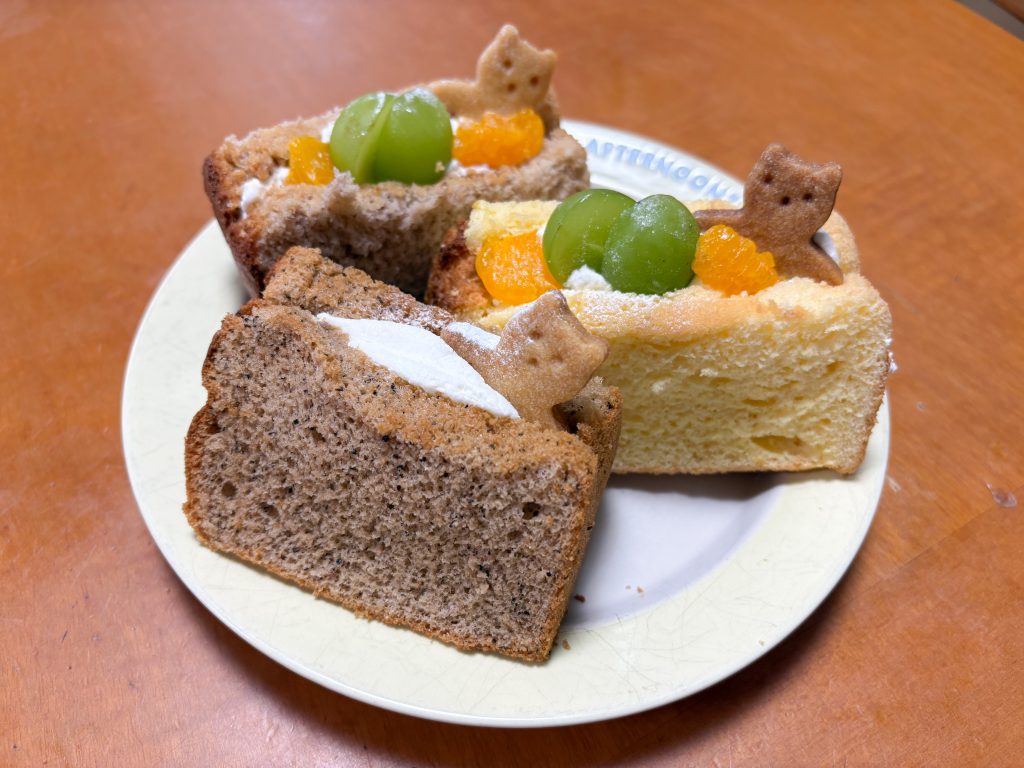 寝屋川市早子町 ハイジのお店 国産小麦のぜいたくシフォン フルーツプレーン