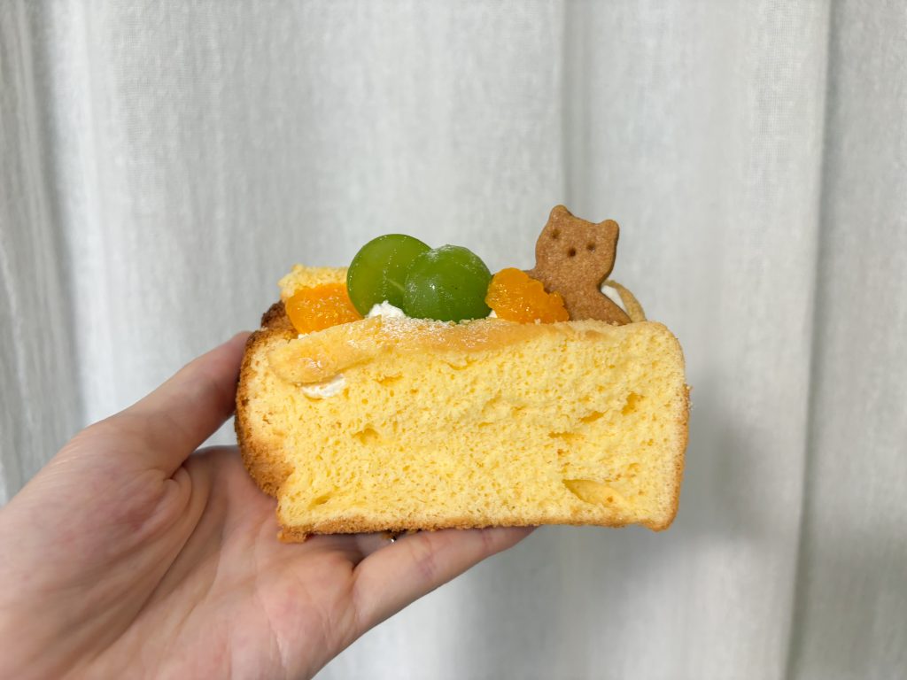 寝屋川市早子町 ハイジのお店 国産小麦のぜいたくシフォン フルーツプレーン