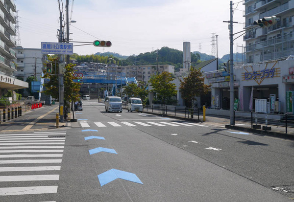 寝屋川公園駅前　自転車ナビライン-3