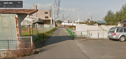 打上新町の路地　ストリートビュー