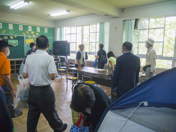 コロナ対応 避難所見学会-17