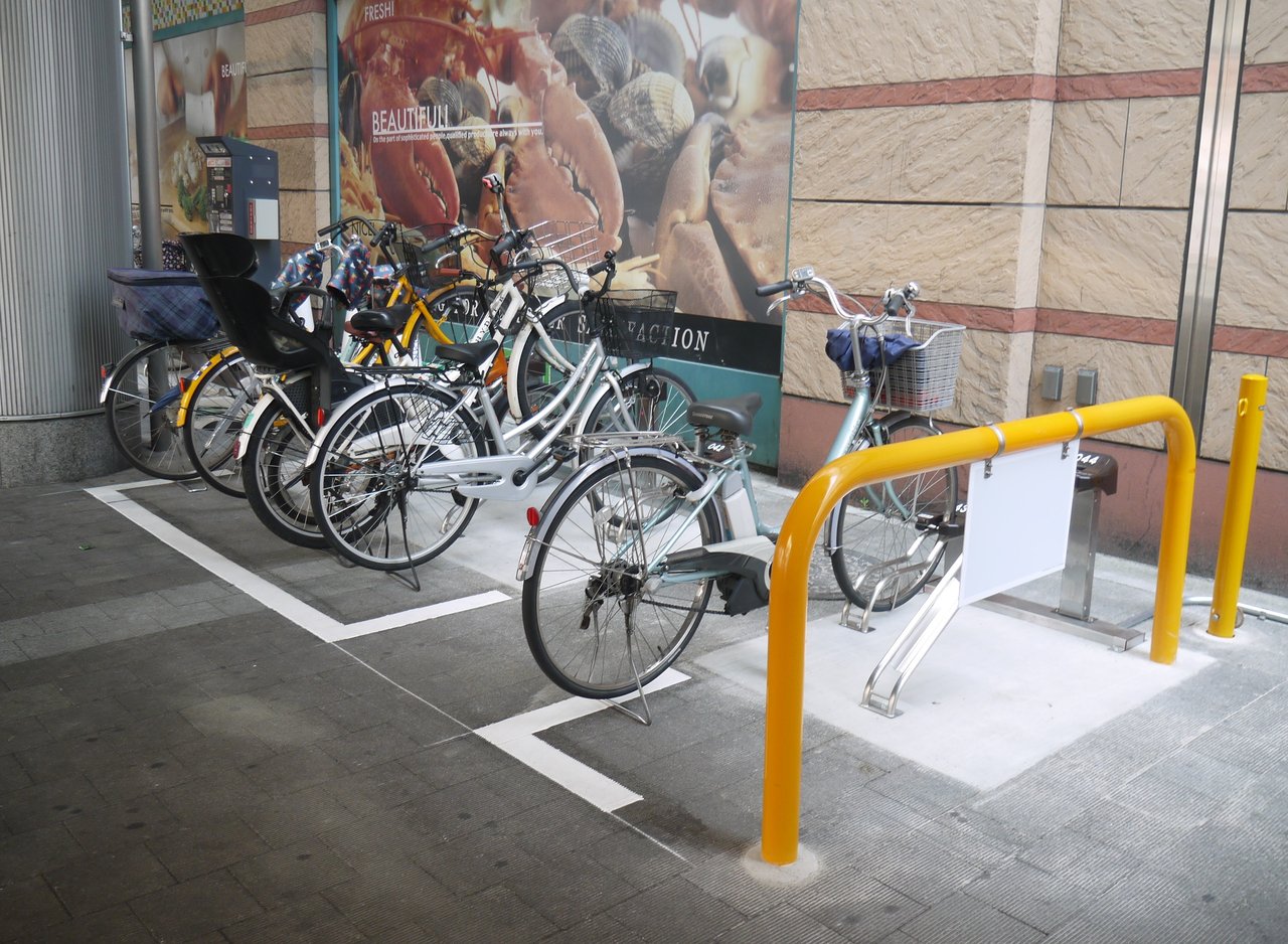 コイン式 自転車設置