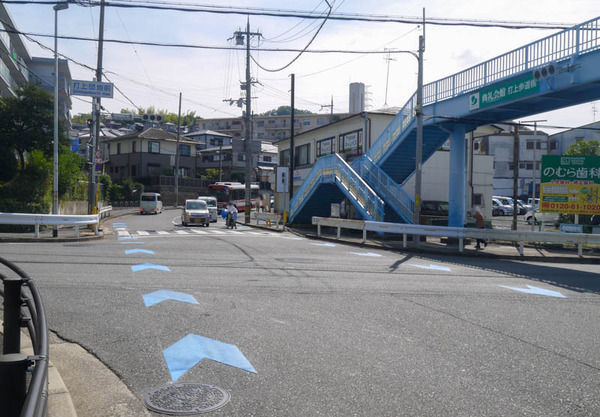 寝屋川公園駅前　自転車ナビライン-1