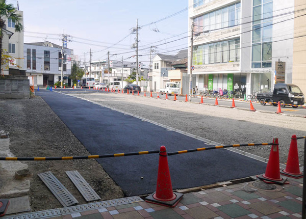 更地 仮歩道2020年11月-2