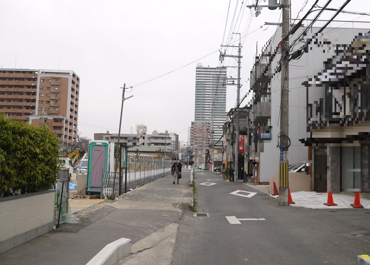 松屋町の大阪メーター製造があったところに 3階建てのアパートができるみたい 寝屋川つーしん