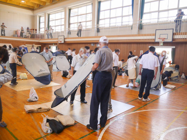 コロナ対応 避難所見学会-29