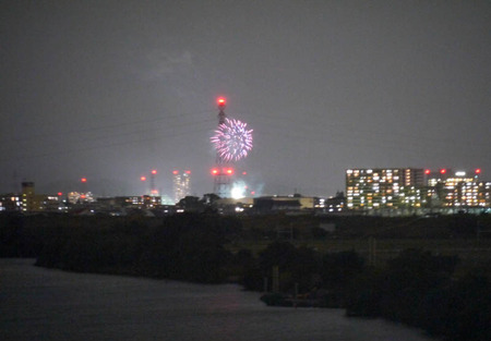 枚方の花火　2020年9月6日-3