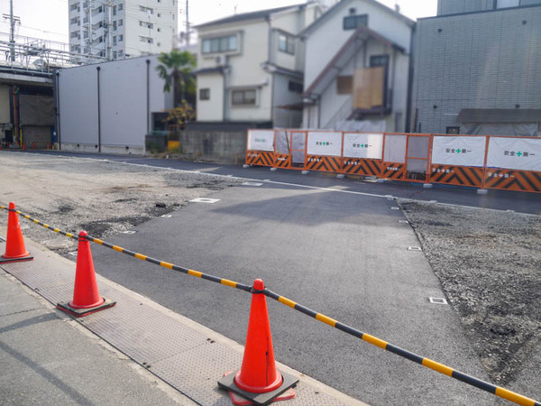 更地 仮歩道2020年11月-4