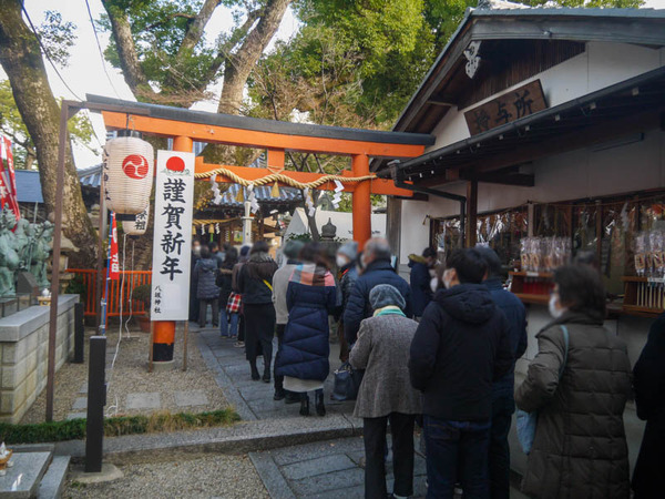 八坂神社 住吉神社2021年1月1日-5