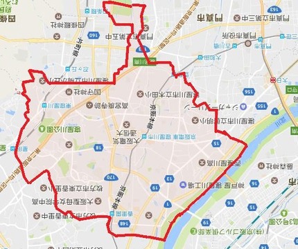 寝屋川市　地図