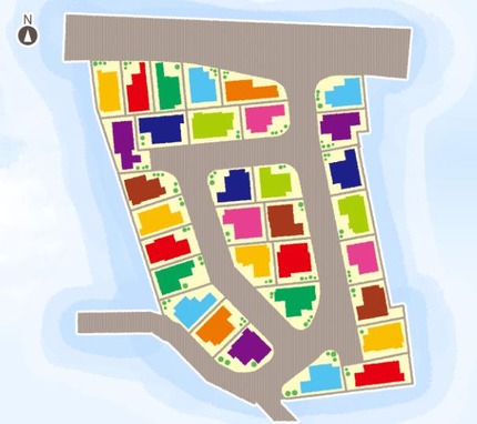 池田の住宅地　区画図