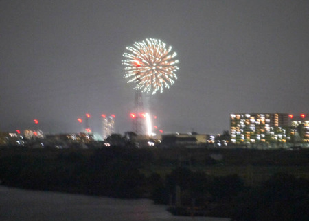 枚方の花火　2020年9月6日-2